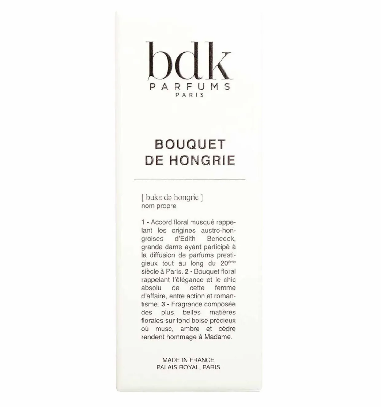 BDK Bouquet De Hongrie EDP